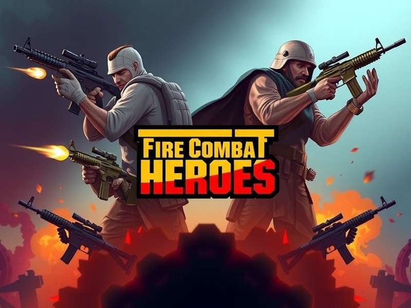 Fire Combat Heroes Game Banner